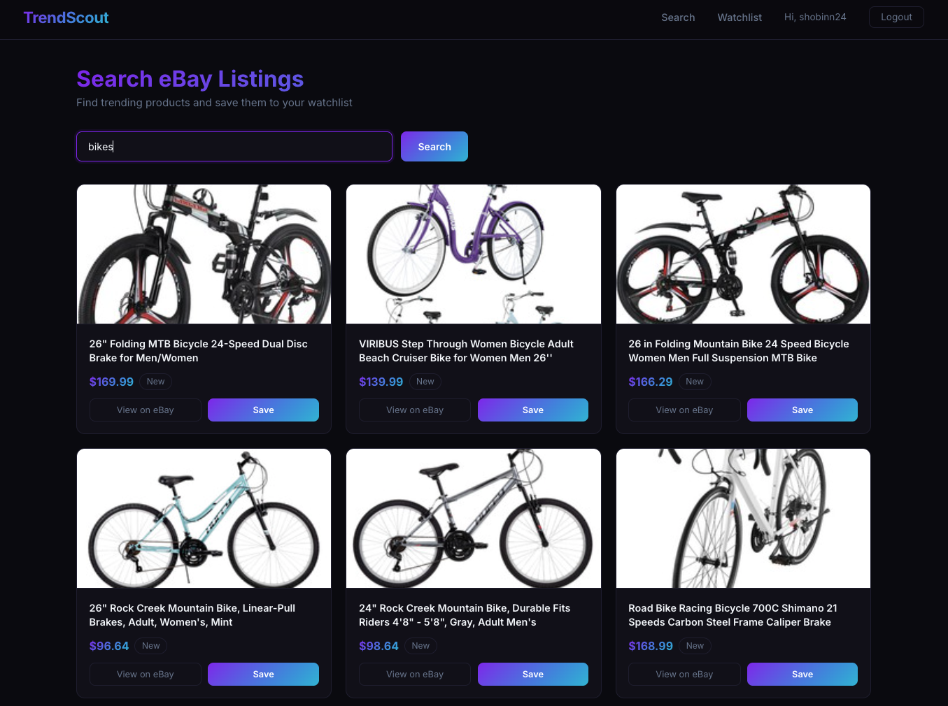 TrendScout preview